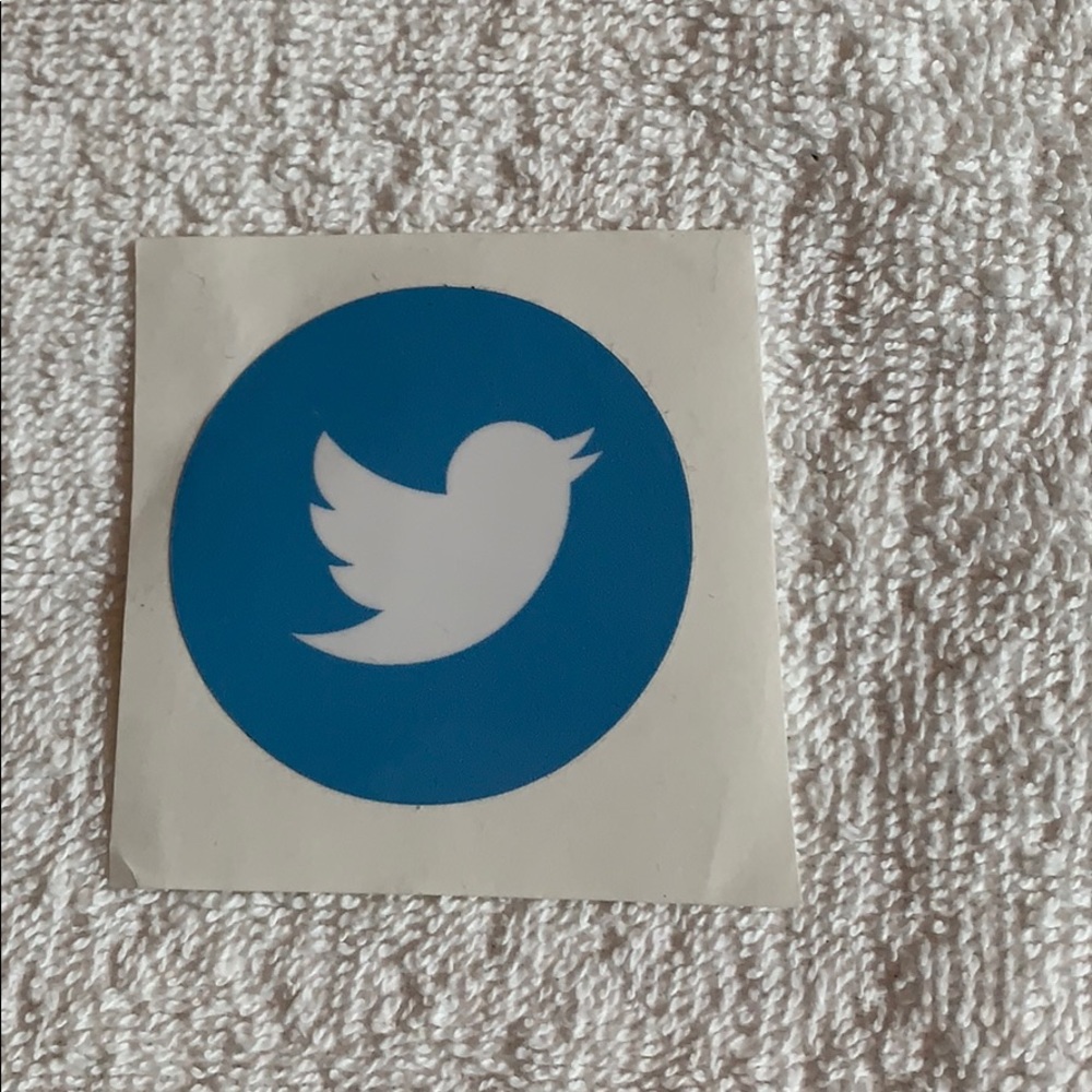 Vinyl twitter sticker